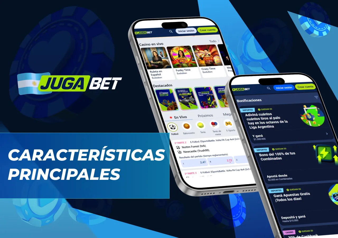 Ventajas de la aplicación móvil de Jugabet para jugadores en Argentina.
