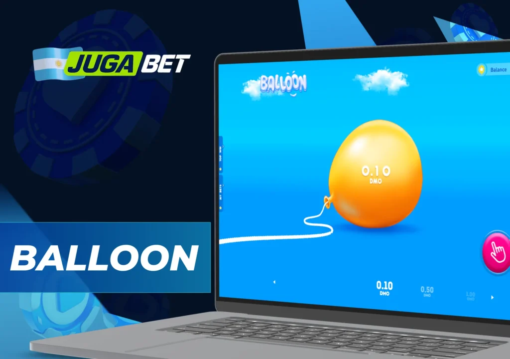 El juego Balloon en el casino Jugabet destaca por su mecánica simple y ritmo dinámico.
